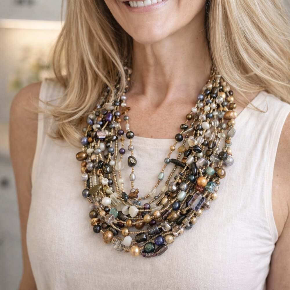 Multicolor Beaded Necklace